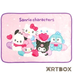 Sanrio Characters Kyun Small Soft Lap Throw Blanket
