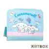 SANRIO Cinnamoroll & Milk Outing Blue Small Folding Wallet
