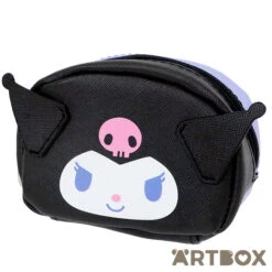 SANRIO Kuromi Friends Two Colour Mini Rounded Zipped Pouch
