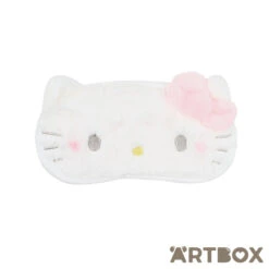 SANRIO Hello Kitty Face Design Moko Moko Plush Eye Mask