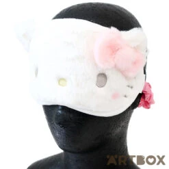 SANRIO Hello Kitty Face Design Moko Moko Plush Eye Mask -Fashion Gift Shop KT46131 Eyemask KT 3 650