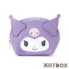 SANRIO Kuromi Colours Rounded Zipped Tissue Pouch Purple