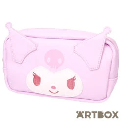 SANRIO Kuromi Colours Series Zipped Pencil Case Pink