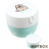 No Brand Pusheen The Cat Yum Small Two Layer Bento Box Mint