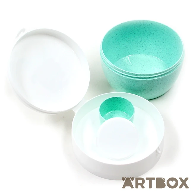 No Brand Pusheen The Cat Yum Small Two Layer Bento Box Mint 2 No Brand Pusheen The Cat Yum Small Two Layer Bento Box Mint - Image 2