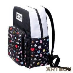 No Brand BT21 Characters Cool Collection Large Backpack -Fashion Gift Shop MARE0076 Backpack BT21 3 650