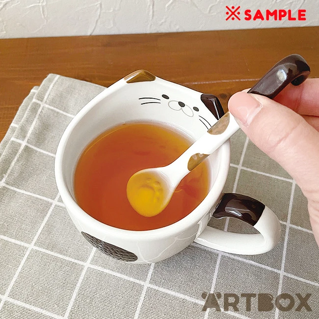 No Brand Kannya Calico Cat Rounded Ceramic Mug With Ears 3 No Brand Kannya Calico Cat Rounded Ceramic Mug With Ears - Image 3