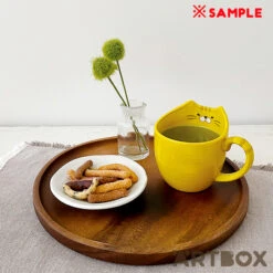 No Brand Kannya Orange Cat Rounded Ceramic Mug With Ears 5 No Brand Kannya Orange Cat Rounded Ceramic Mug With Ears -Fashion Gift Shop MG28226 Mug Kannya Ginger 3 650