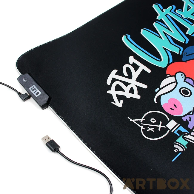 No Brand BT21 Street Mood LED Light Up XXL Mouse Mat 2 No Brand BT21 Street Mood LED Light Up XXL Mouse Mat - Image 2