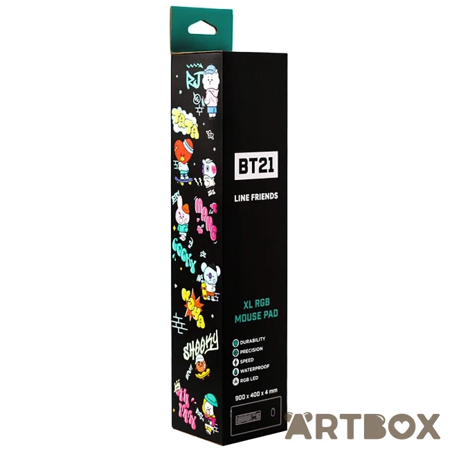 No Brand BT21 Street Mood LED Light Up XXL Mouse Mat 4 No Brand BT21 Street Mood LED Light Up XXL Mouse Mat - Image 4