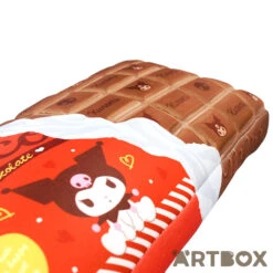 SANRIO Kuromi Milk Chocolate Bar Style Long Cushion -Fashion Gift Shop MK EN Chocolate Cushion KU 3 650