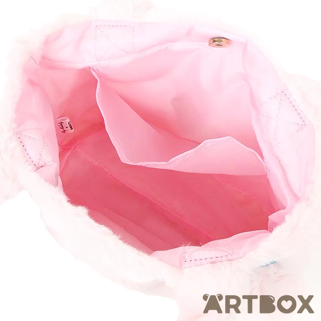 SANRIO My Sweet Piano Face Design Faux Fur Style Plush Handbag 3 SANRIO My Sweet Piano Face Design Faux Fur Style Plush Handbag - Image 3