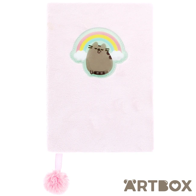 No Brand Pusheen The Cat Self Care Plush Cover A5 Notebook 1 No Brand Pusheen The Cat Self Care Plush Cover A5 Notebook