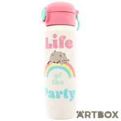 No Brand Pusheen The Cat Self Care Metal Water Bottle