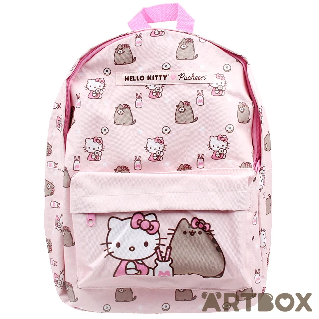 SANRIO Hello Kitty X Pusheen Pink Montage Backpack 1 SANRIO Hello Kitty X Pusheen Pink Montage Backpack