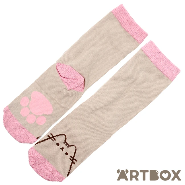 No Brand Pusheen The Cat Scalloped Pink Mug And Socks Gift Set 2 No Brand Pusheen The Cat Scalloped Pink Mug And Socks Gift Set - Image 2