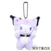 SANRIO Kuromi Happy Cat Dressup Plush Mascot Keychain