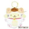 SANRIO PomPomPurin Happy Cat Dressup Mini Zipped Coin Purse