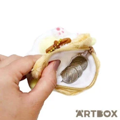 SANRIO PomPomPurin Happy Cat Dressup Mini Zipped Coin Purse 5 SANRIO PomPomPurin Happy Cat Dressup Mini Zipped Coin Purse -Fashion Gift Shop SAH DK Happy Cat Purse PN 3 650