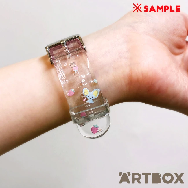 SANRIO Kuromi Apple Watch Clear Silicone Wrist Strap 4 SANRIO Kuromi Apple Watch Clear Silicone Wrist Strap - Image 4