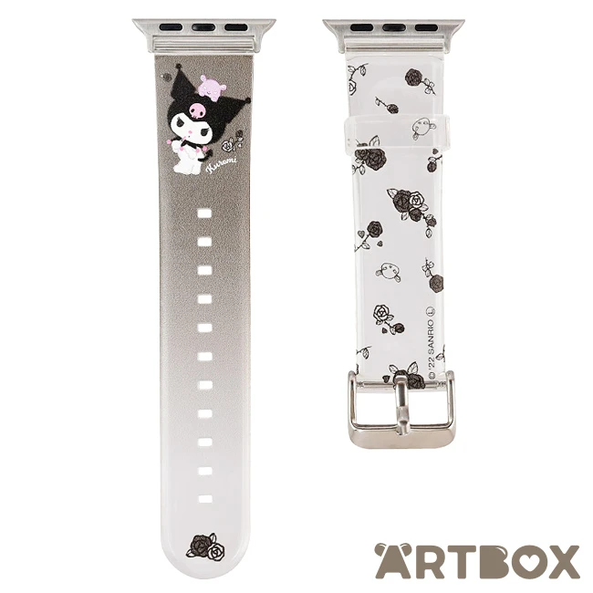 SANRIO Kuromi Apple Watch Clear Silicone Wrist Strap 2 SANRIO Kuromi Apple Watch Clear Silicone Wrist Strap - Image 2