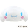 SANRIO Cinnamoroll Classic Face Fluffy Plush Dome Cushion