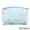 Sumikko Gurashi Matsuri Crepe Zipped Pouch Blue