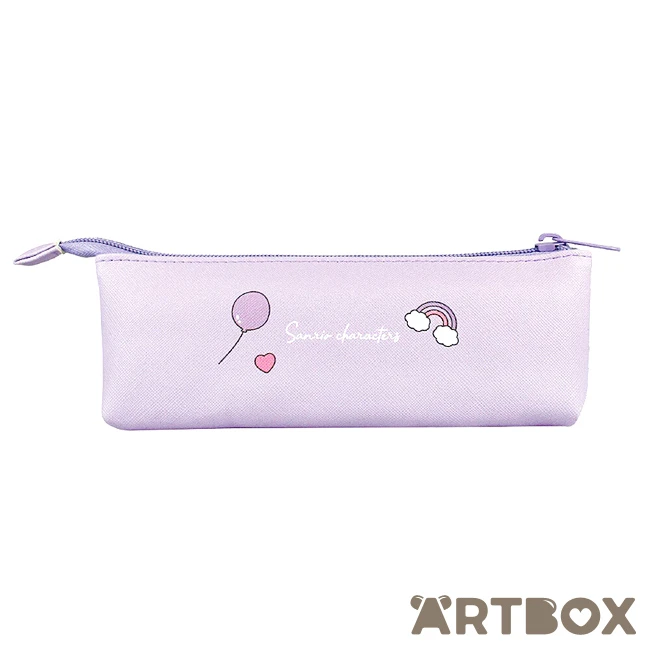 Sanrio Characters Balloons Multi Pocket Pencil Case Purple 2 Sanrio Characters Balloons Multi Pocket Pencil Case Purple - Image 2