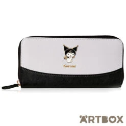 SANRIO Kuromi Colour Block Enamel Decoration Long Wallet