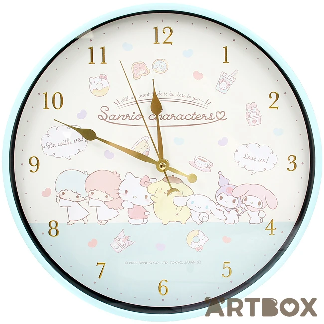 Sanrio Characters Love Us Classic Wall Clock 1 Sanrio Characters Love Us Classic Wall Clock