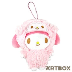 SANRIO My Melody My Sweet Piano Costume Plush Mascot Keychain