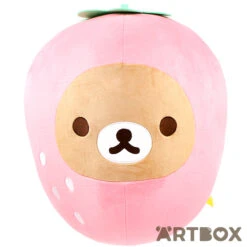Rilakkuma Mochi Mochi Strawberry Premium XL Plush