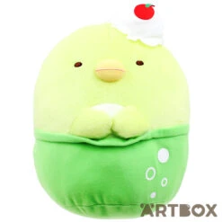 Sumikko Gurashi Green Penguin Cream Soda Medium Plush