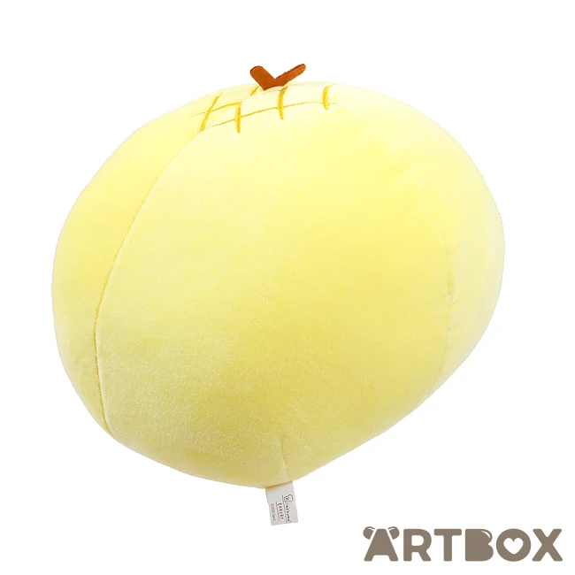 Kiiroitori Mochi Mochi Melon Pan Medium Cushion Plush 2 Kiiroitori Mochi Mochi Melon Pan Medium Cushion Plush - Image 2