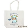 Rilakkuma Dinosaur Dressup Applique Tote Bag Beige