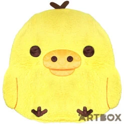 Kiiroitori Classic Design Large Die Cut Fluffy Plush Floor Mat