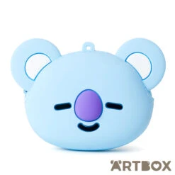 No Brand BT21 Koya Face Die Cut Silicone Mini Pouch