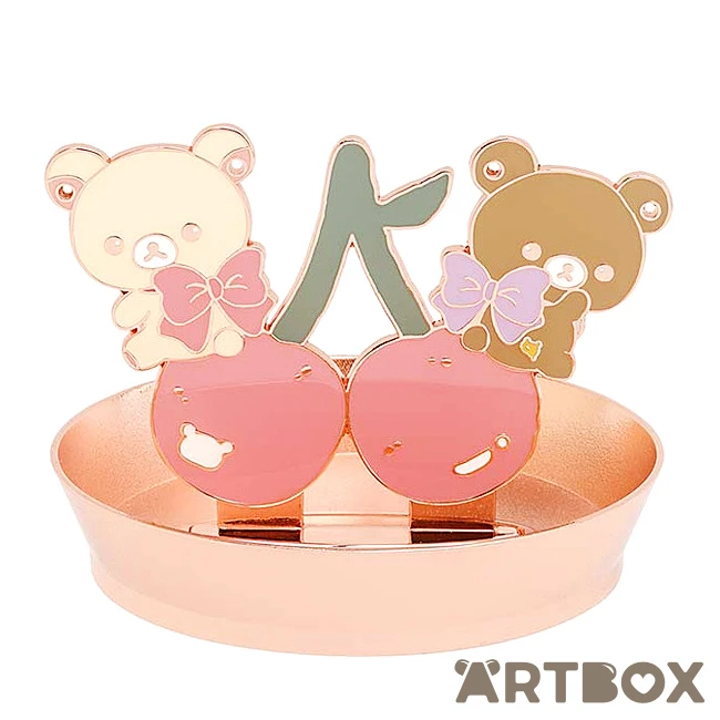 Korilakkuma & Chairoikoguma Jewel Cherry Mini Jewellery Tray 1 Korilakkuma & Chairoikoguma Jewel Cherry Mini Jewellery Tray