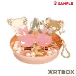Korilakkuma & Chairoikoguma Jewel Cherry Mini Jewellery Tray 5 Korilakkuma & Chairoikoguma Jewel Cherry Mini Jewellery Tray -Fashion Gift Shop TC08401 Tray KRK KGM Cherries 3 650